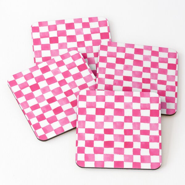 Item preview, Pink Checkerboard Watercolor Pattern designed and sold by junkydotcom.
