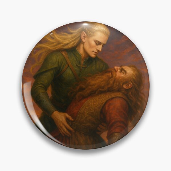 Item preview, An Elf and a Dwarf designed and sold by JSticksIt.