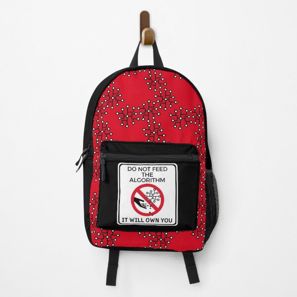 Item preview, Feed the Algorithm Warning Sign Caution Mind Control designed and sold by TackyTime.