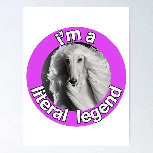 Item preview, i'm a literal legend designed and sold by p20designs.