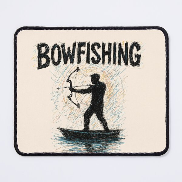 Item preview, Retro Sketch Bowfishing designed and sold by Kalaidax.