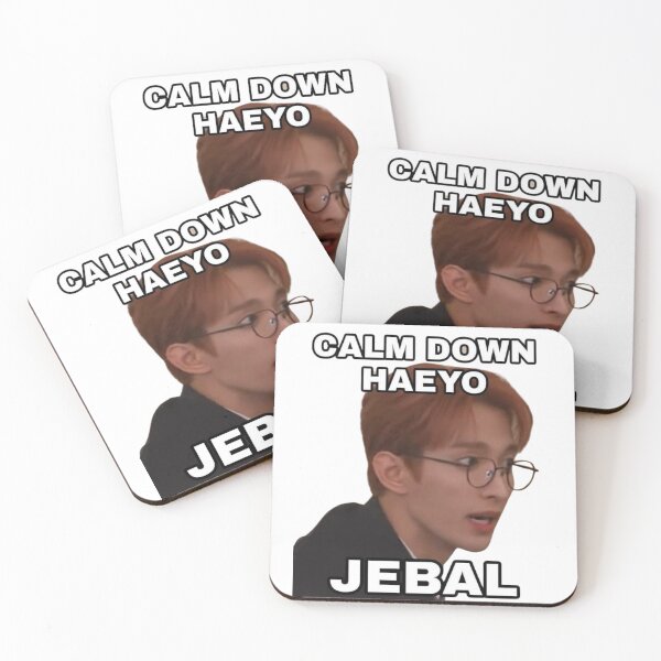 Item preview, DK dokyeom calm down haeyo jebal meme designed and sold by Melszx.
