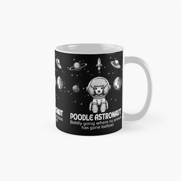 Item preview, Astronaut Poodle Funny Space designed and sold by doodIllustrate.