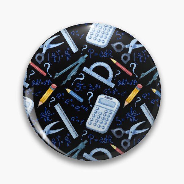 Item preview, Watercolor Math Tools Pattern Desk Mat – STEM Equations Calculator Ruler Geometry Design designed and sold by FestivityFinds.