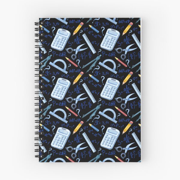 Item preview, Watercolor Math Tools Pattern Desk Mat – STEM Equations Calculator Ruler Geometry Design designed and sold by FestivityFinds.