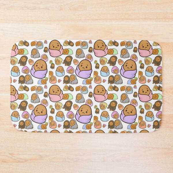 Item preview, Sad Potato Club – Cute Cozy Spud Pattern designed and sold by Strange Comforts.