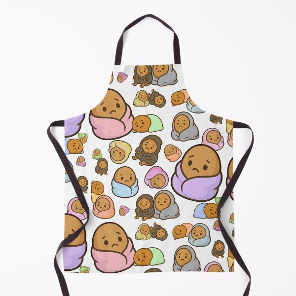 Item preview, Sad Potato Club – Cute Cozy Spud Pattern designed and sold by Strange Comforts.