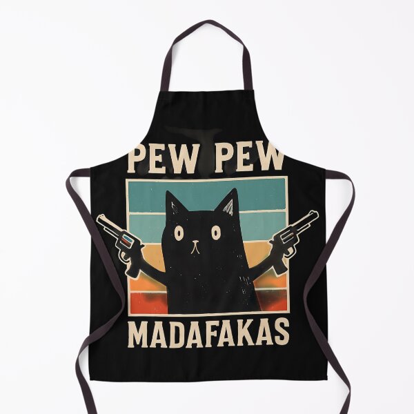 Item preview, Vintage black cats with revolvers pew pew designed and sold by Mate0 designer.