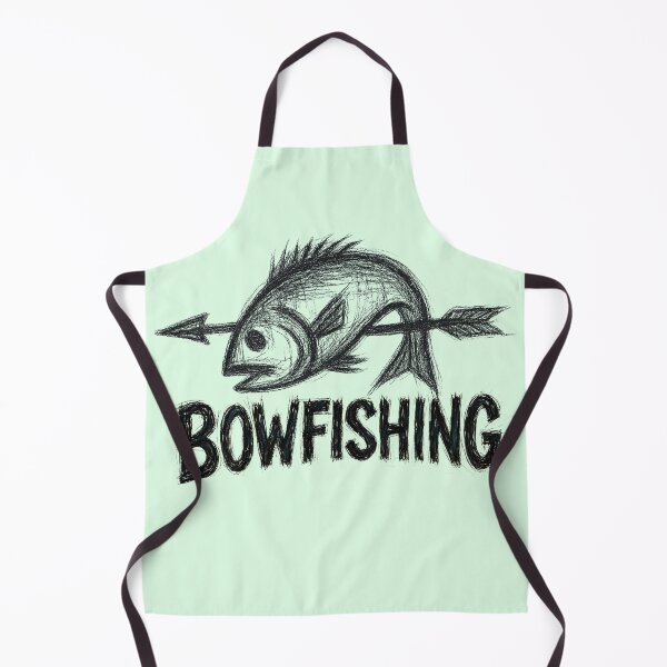 Item preview, Bowfishing Bold Sketch Fish & Arrow designed and sold by Kalaidax.