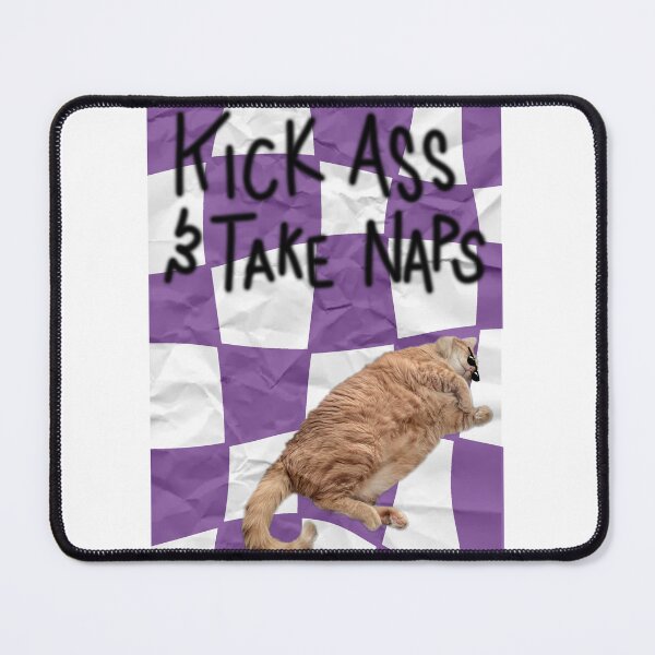Item preview, Kick Ass & Take Naps Cat designed and sold by TheGriffRaff.