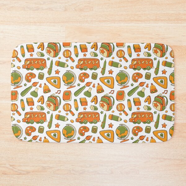 Item preview, Back to School Supplies Pattern | Cute Cartoon School Theme for Kids Notebooks designed and sold by FestivityFinds.