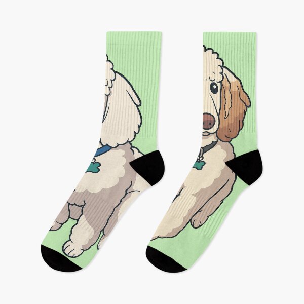 Item preview, Poodle Brothers – Funny Dog Duo Cartoon Design - Mint designed and sold by Strange Comforts.