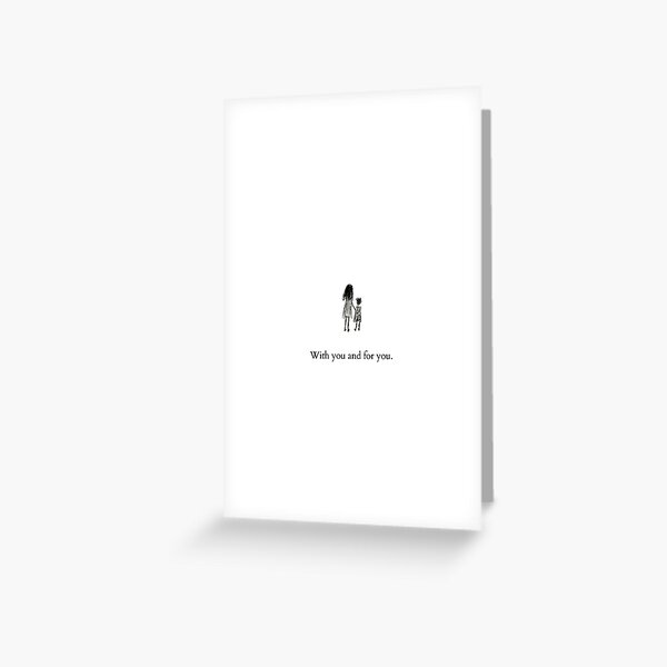 Item preview, With you and for you. designed and sold by scriptedbysc.