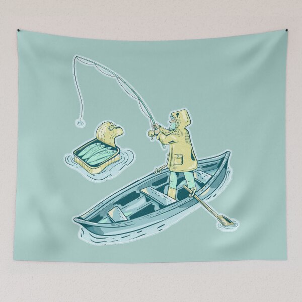 Item preview, Fishing for sardines designed and sold by piedaydesigns.