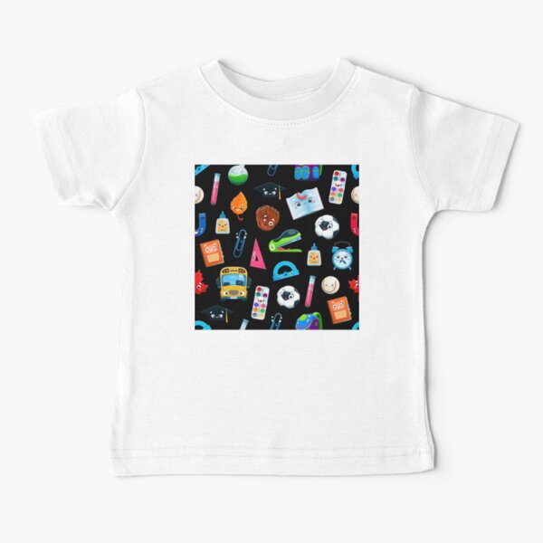 Item preview, Cartoon School Supplies & Sports Pattern – Fun Back-to-School Kids Clothing Design designed and sold by FestivityFinds.