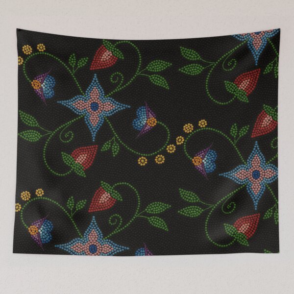 Item preview, Flourish of the Four Directions - Beaded designed and sold by NenookaasiCo.