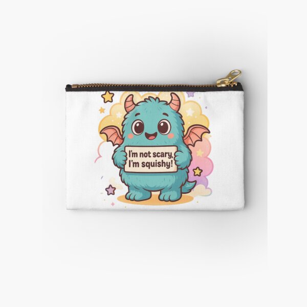 Item preview, Adorably Chubby Cute Monster Cartoon | Kawaii Creature Artwork for Kids & Monster Lovers designed and sold by Digicraftsno1.