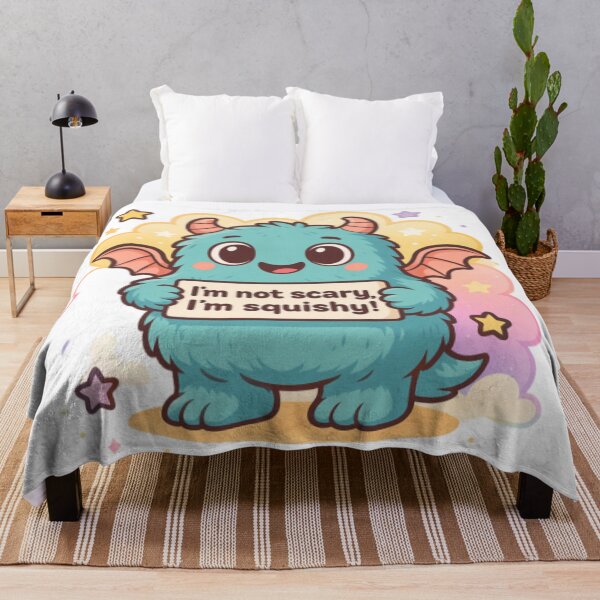 Item preview, Adorably Chubby Cute Monster Cartoon | Kawaii Creature Artwork for Kids & Monster Lovers designed and sold by Digicraftsno1.