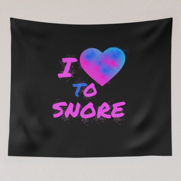 Item preview,  I Love To Snore – Funny Sleep Quote designed and sold by Zentuary.