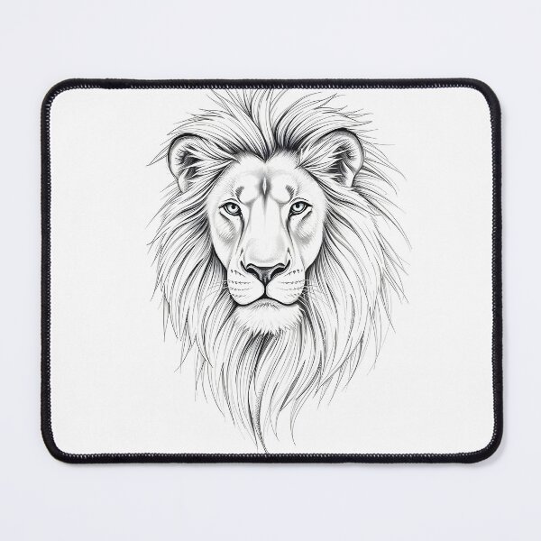 Item preview, Hand drawn King Lion designed and sold by Joshuasanga76a.