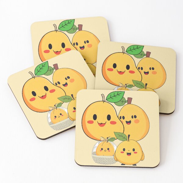 Item preview, Mango Mates – Cute Fruit Family Illustration 1 designed and sold by TheGiggleBliss.