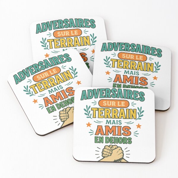Item preview, Opponents on the field but friends off it designed and sold by Kam2design.