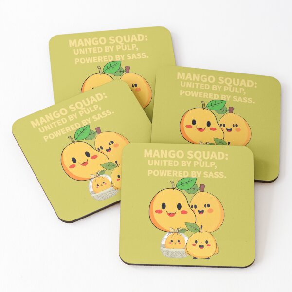 Item preview, Mango Mates – Cute Fruit Family Illustration 2 designed and sold by TheGiggleBliss.