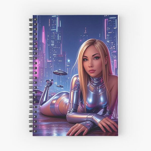 Item preview, resting pinup cyber theme designed and sold by kiwiartyfarty.