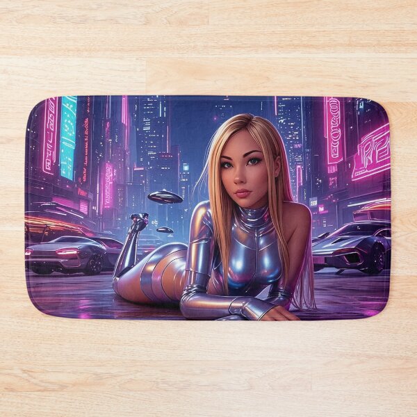 Item preview, resting pinup cyber theme designed and sold by kiwiartyfarty.