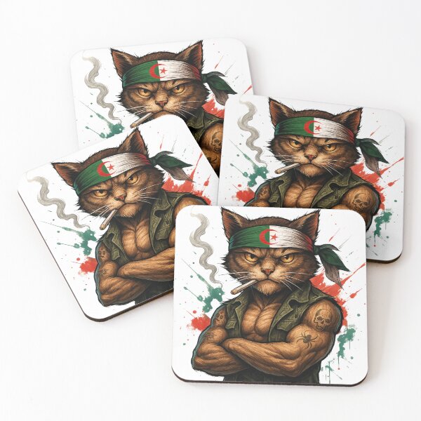 Item preview, badass cat, weird strong and badboy cat designed and sold by Kam2design.