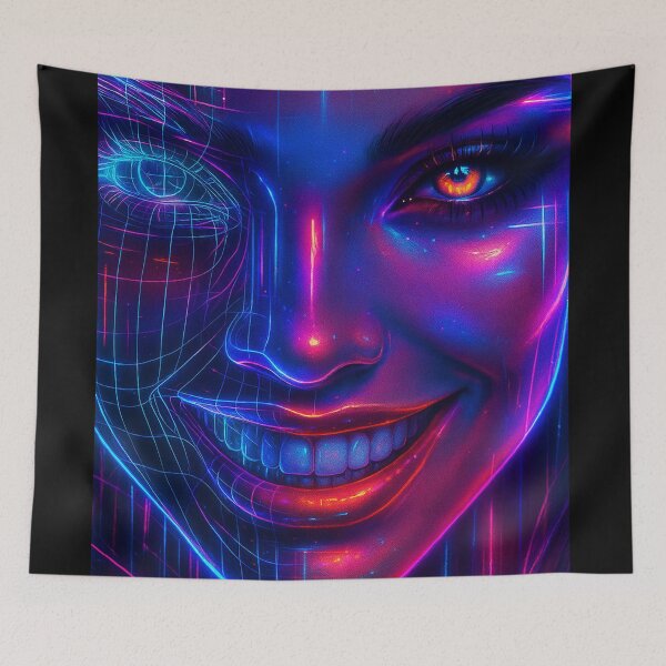 Item preview, Cyberpunk Portrait Transformation designed and sold by kiwiartyfarty.