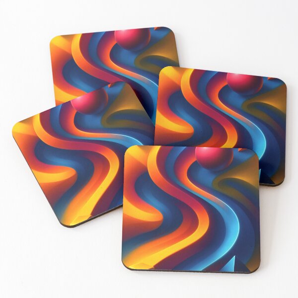 Item preview, Dimensional Rush - Abstract wall art in 3D optics designed and sold by Eric Nagel.