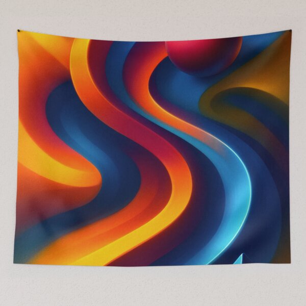 Item preview, Dimensional Rush - Abstract wall art in 3D optics designed and sold by Eric Nagel.
