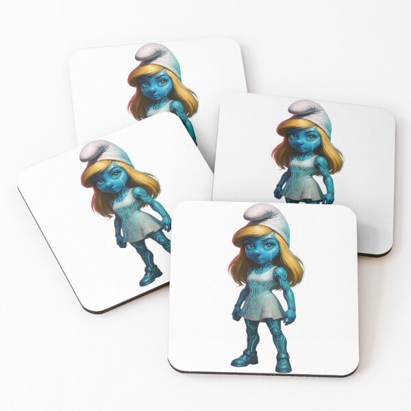 Item preview, ? "Cyberpunk Smurfette - Neon City Sci-Fi Cartoon Style Shirt" designed and sold by Cypher-Shop.