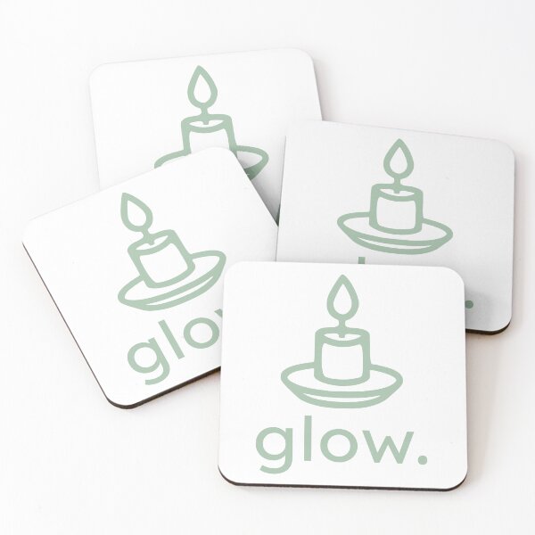 Item preview, glow. cozy candle design – peaceful light & calming self-care designed and sold by HelloPumpui.
