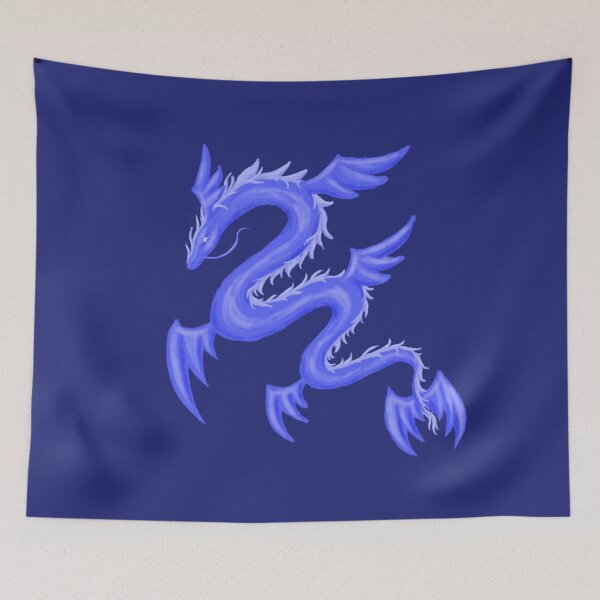 Item preview, Sky Serpent- Indigo designed and sold by EChapmanArt.