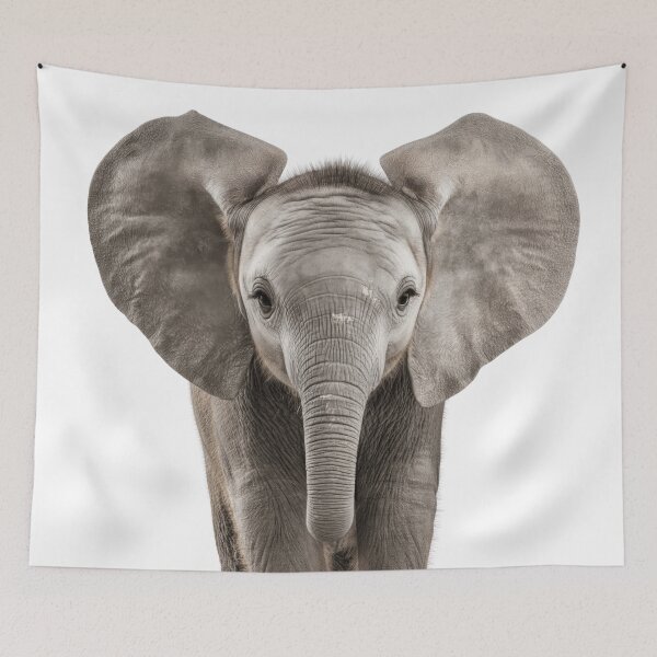 Item preview, Adorable Baby Elephant for Cute Elephant lovers designed and sold by LazyOwlStore.