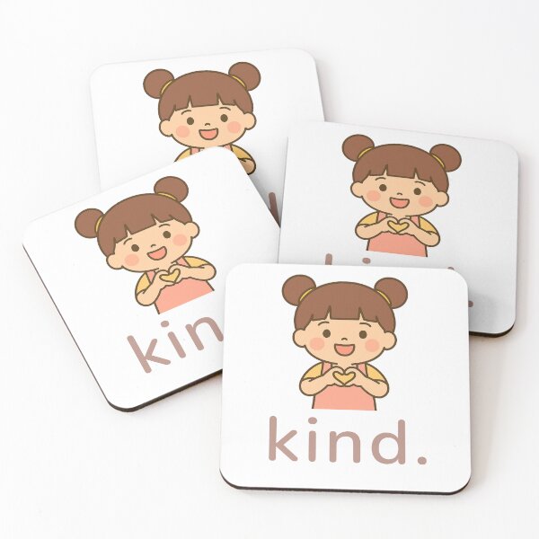 Item preview, Kind – Chibi Girl Making a Heart with Hands and a Warm Smile designed and sold by HelloPumpui.