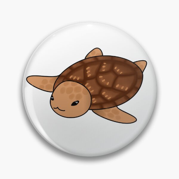 Item preview, Cute Brown Sea Turtle designed and sold by isaangeli04.