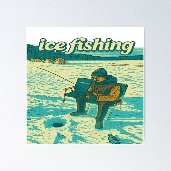Item preview, Ice fishing designed and sold by BuffaloTH.