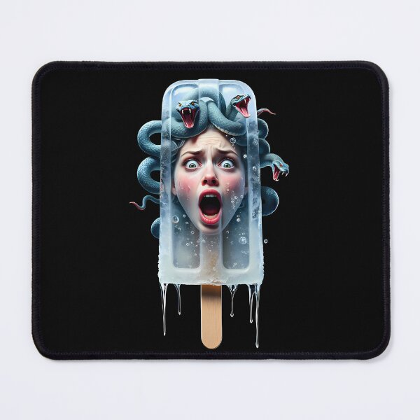 Item preview, Medusa The Gorgon Popsicle designed and sold by Funny Vintage Stickers And T-Shirts.