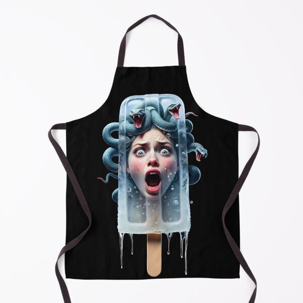 Item preview, Medusa The Gorgon Popsicle designed and sold by Funny Vintage Stickers And T-Shirts.