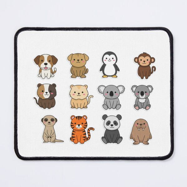 Item preview, group of animals classic sticker designed and sold by anandsiva2703.