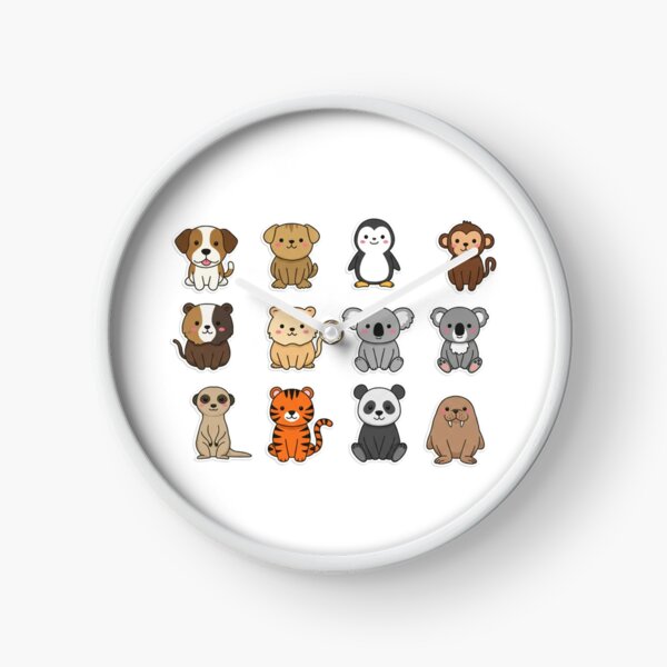 Item preview, group of animals classic sticker designed and sold by anandsiva2703.