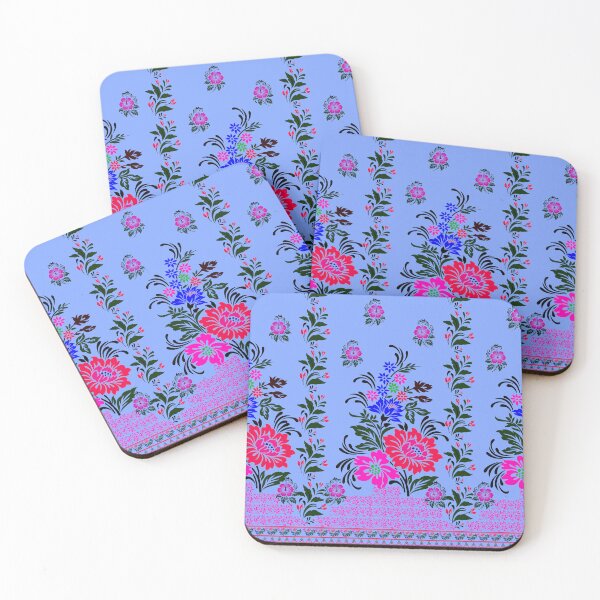 Item preview, Vibrant Floral Border Seamless Pattern, Indian Textile Design designed and sold by Dailyprintstyle.