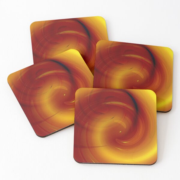 Item preview, Orange swirl abstract background like as fire designed and sold by Shoshina.