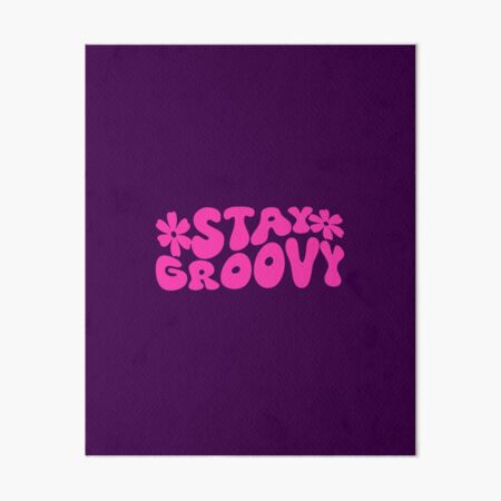 Item preview, Stay Groovy | Hippie Vibes Design with Retro Cool Style designed and sold by typoinspired.