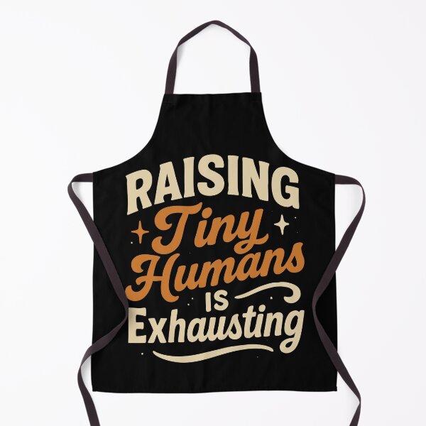 Item preview, Raising Tiny Humans is Exhausting Vintage Typography designed and sold by zakugan.