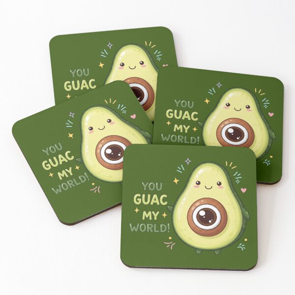 Item preview, You Guac My World - Adorable Kawaii Avocado designed and sold by EsenciaZen.