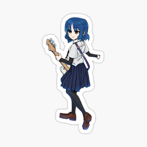 Item preview, Autocollant du groupe Ryo Yamada !! Bocchi The Rock! designed and sold by Yithmir.